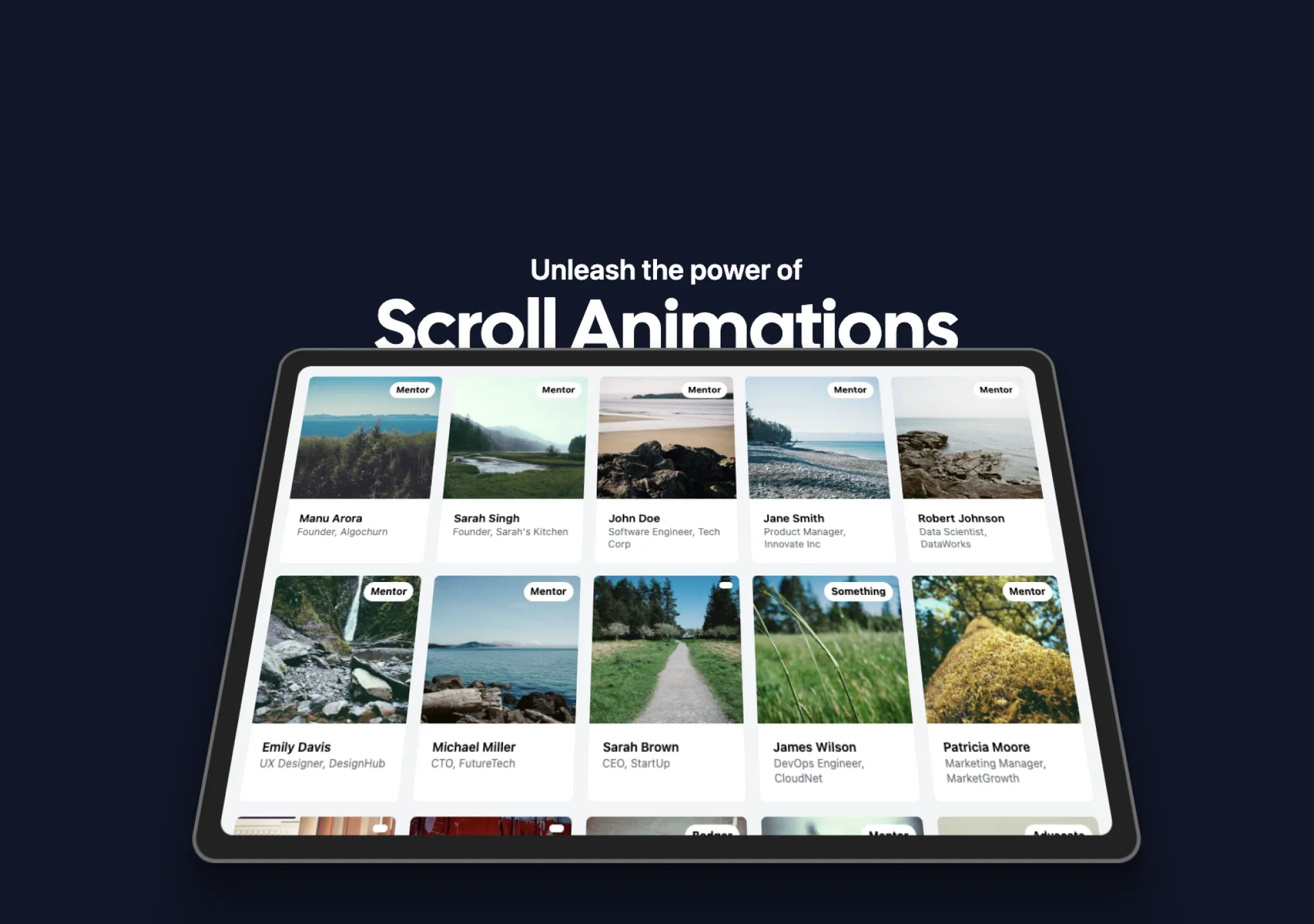 Container Scroll Animation
