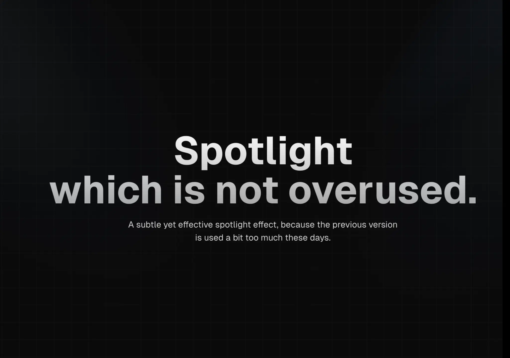 Spotlight New