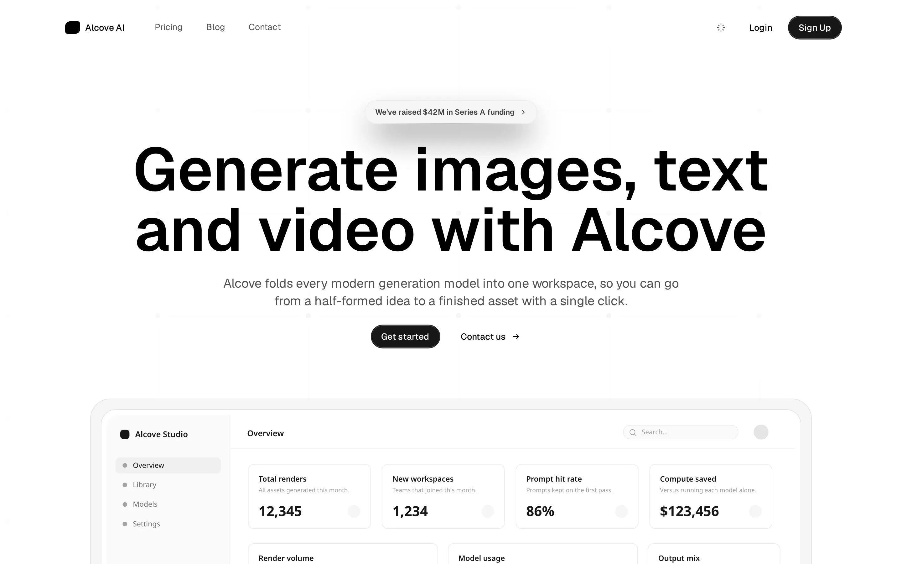 AI SaaS — Hero