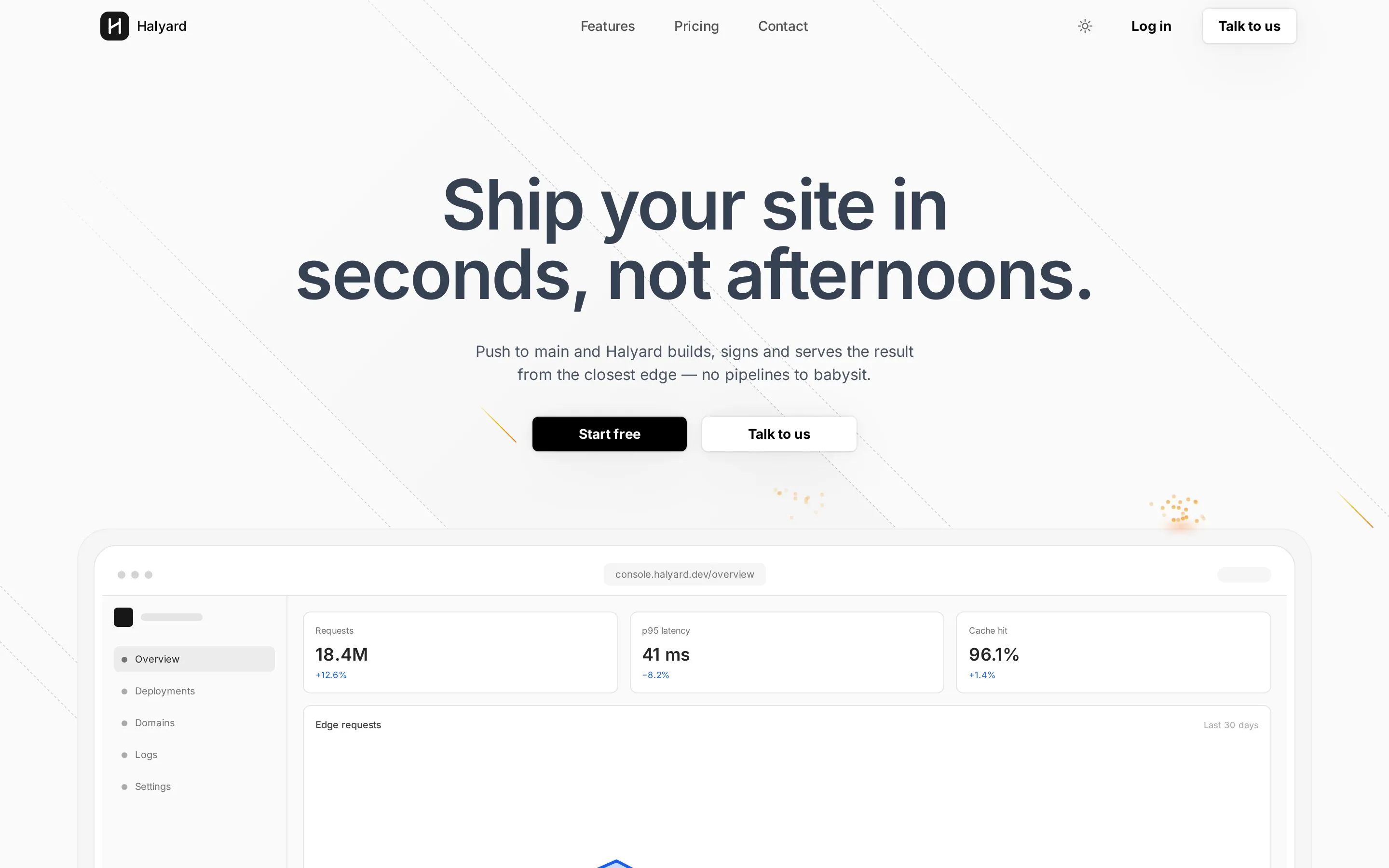 Startup Landing — Hero