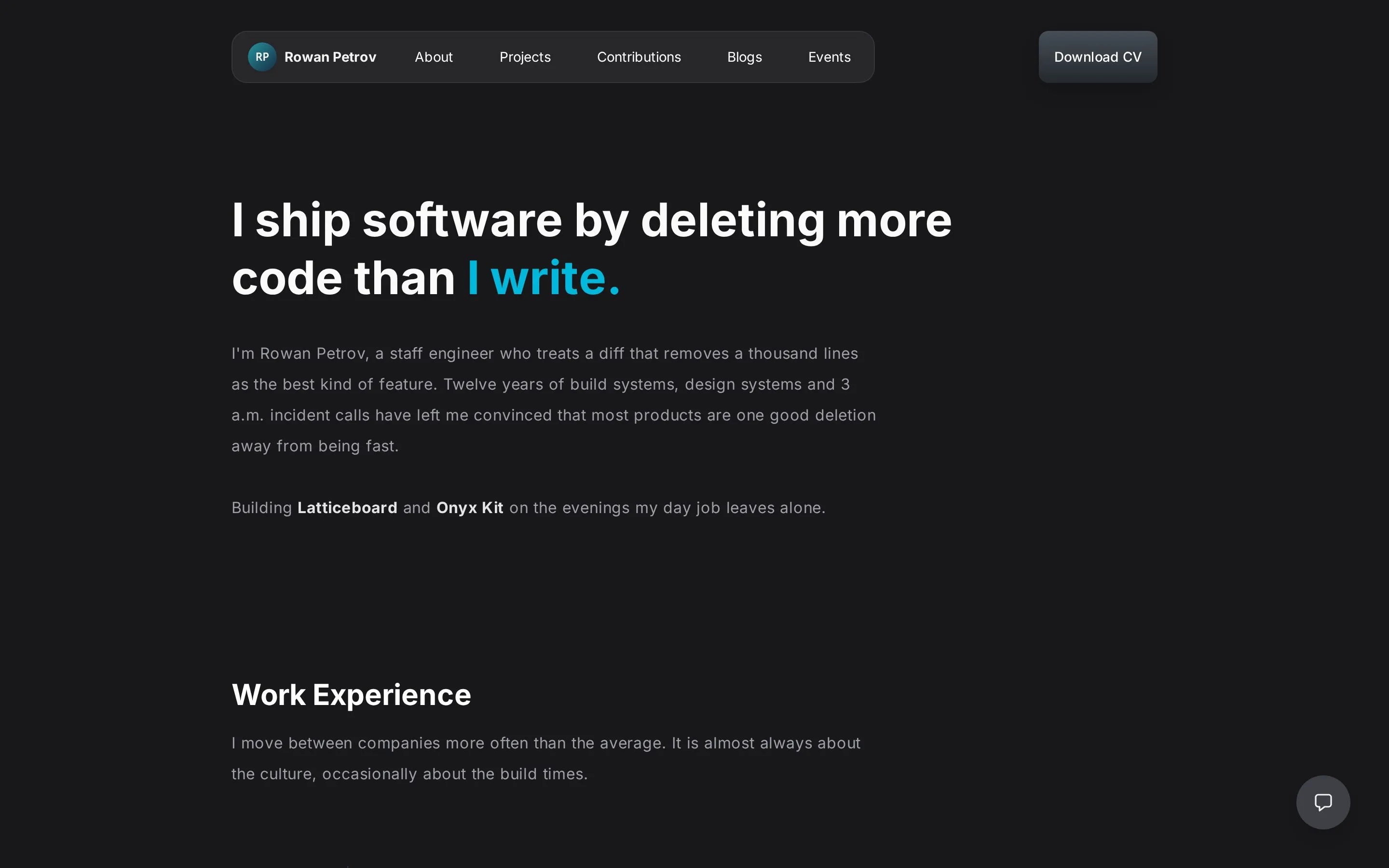 DevPro Portfolio — Hero