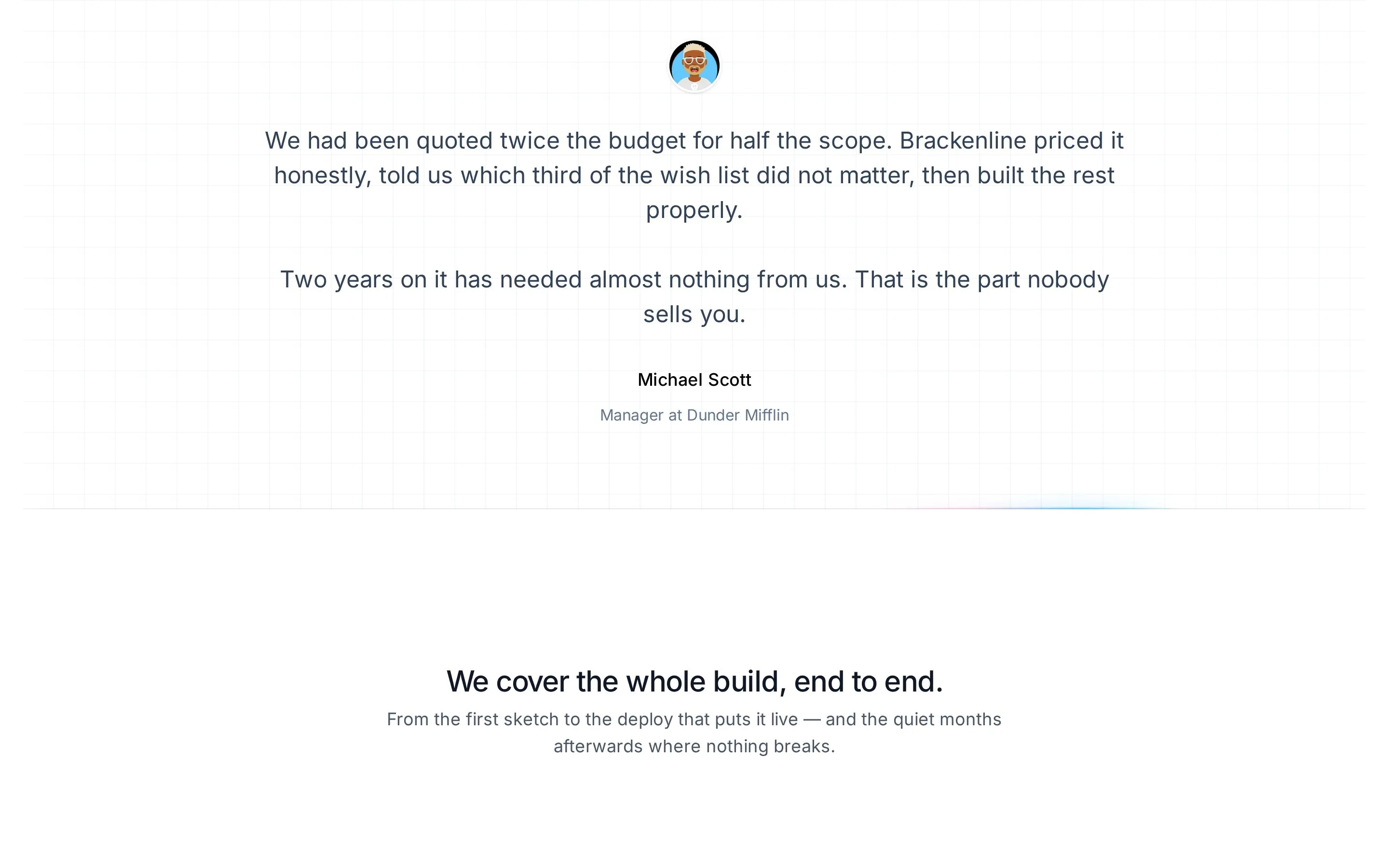 Brackenline Agency — We cover the whole build