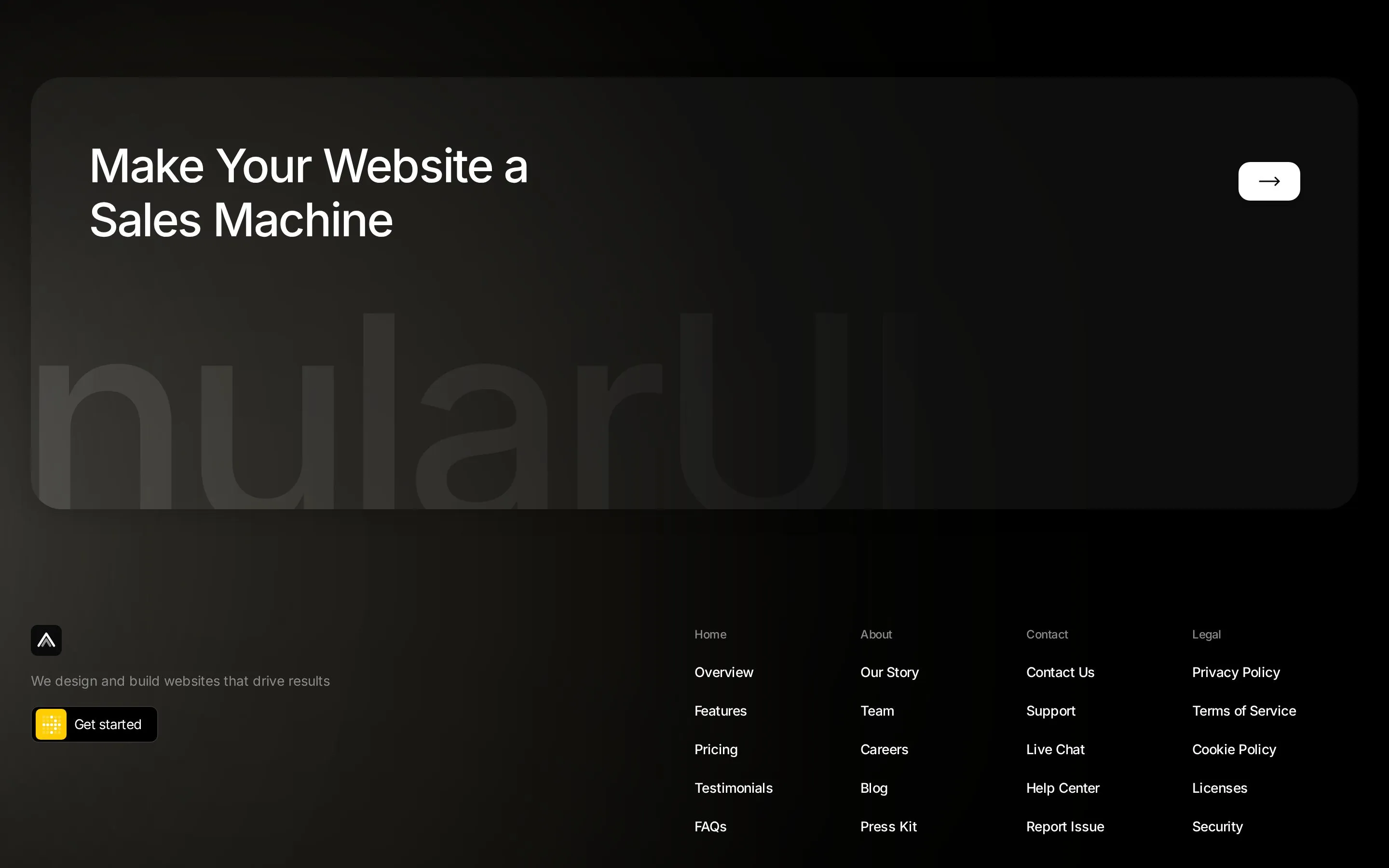 Productized Agency — Make your website a sales