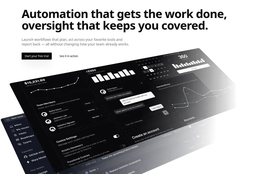 Minimal Hero Section With Parallax Images