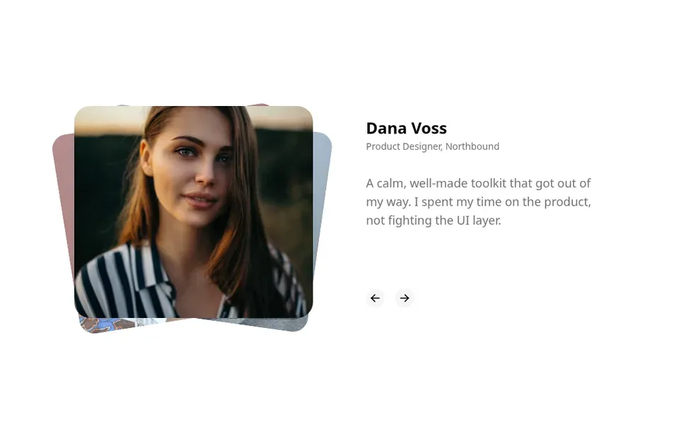 Animated Testimonials