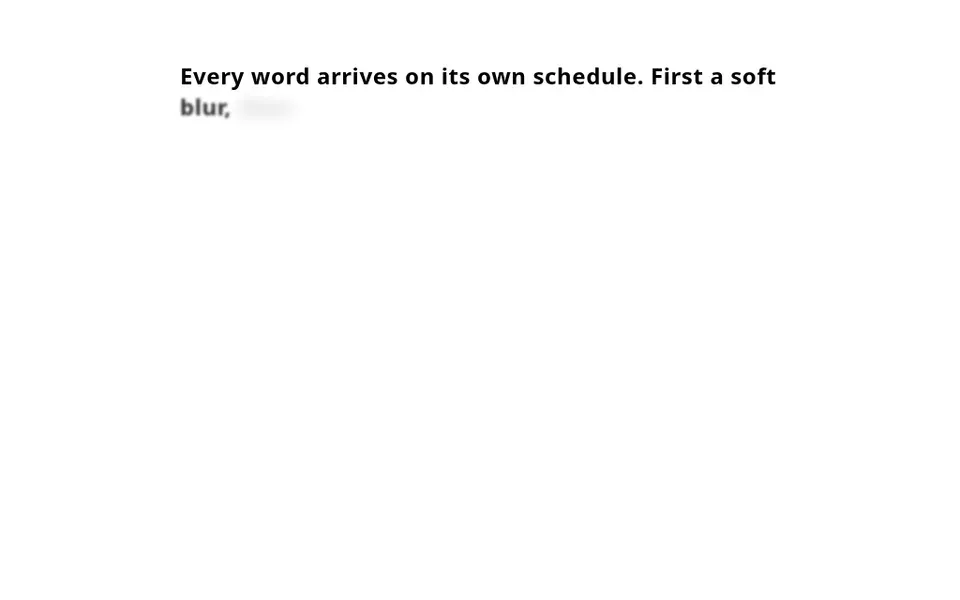 Text Generate Effect
