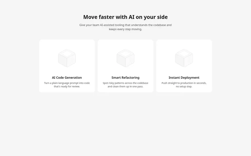 Features With Isometric Blocks