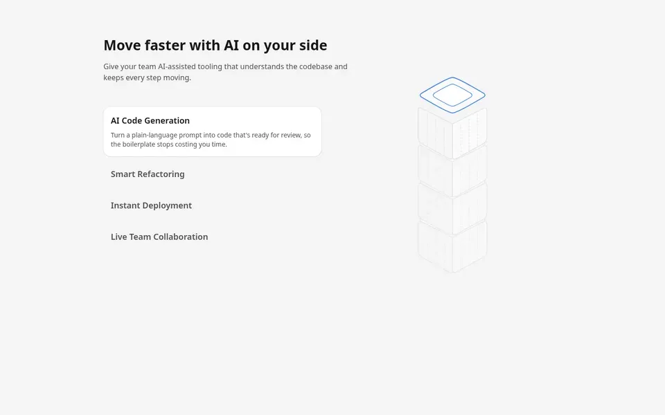 Features With Stacked Isometric Boxes