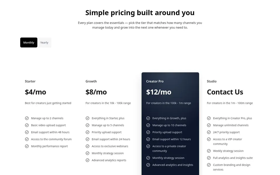 Pricing With Switch