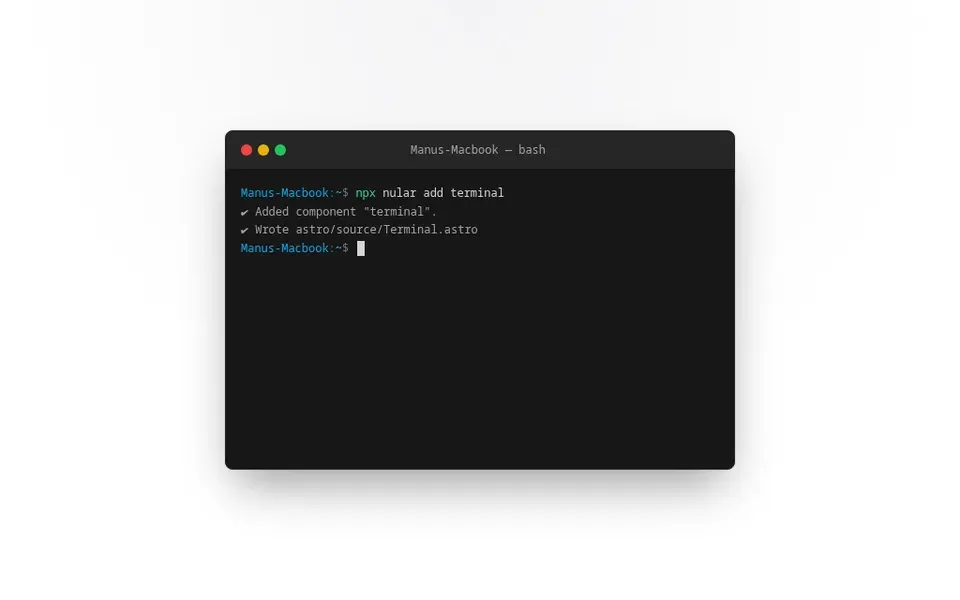 Terminal