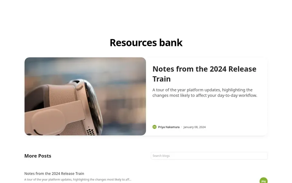 Blog With Search