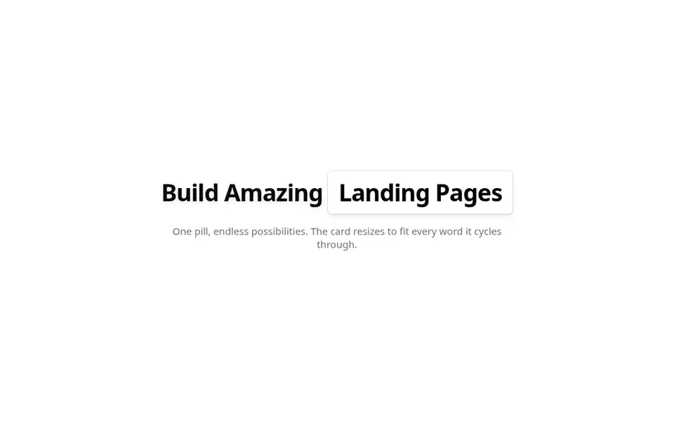 Layout Text Flip