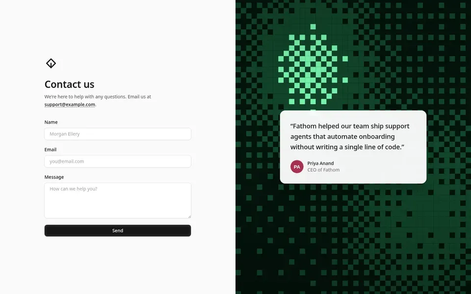 Contact With Dither Image