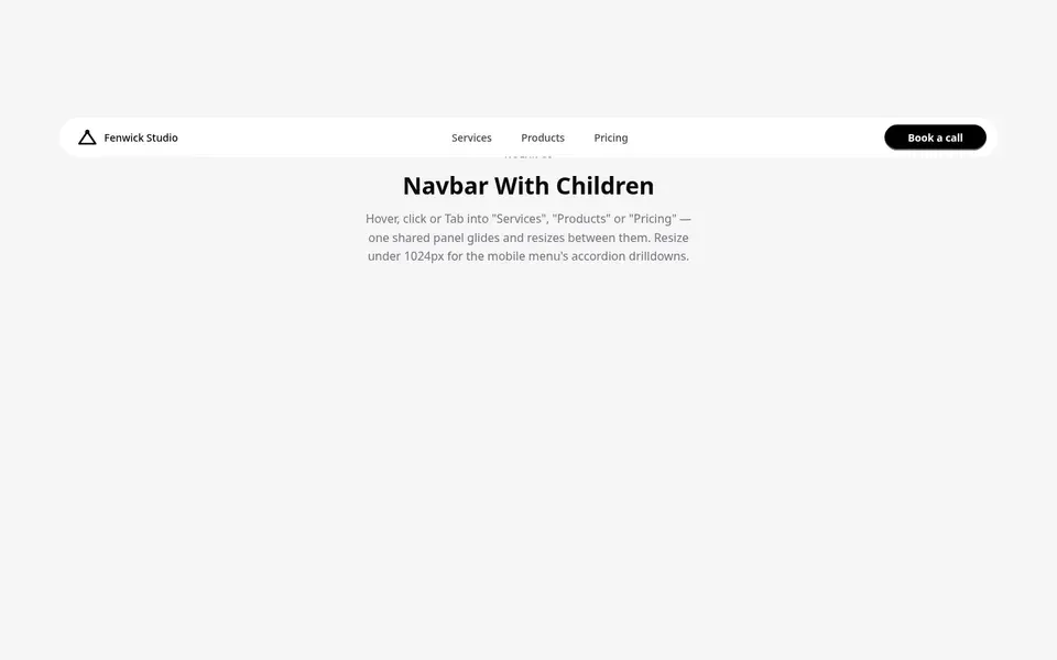 Navbar With Children