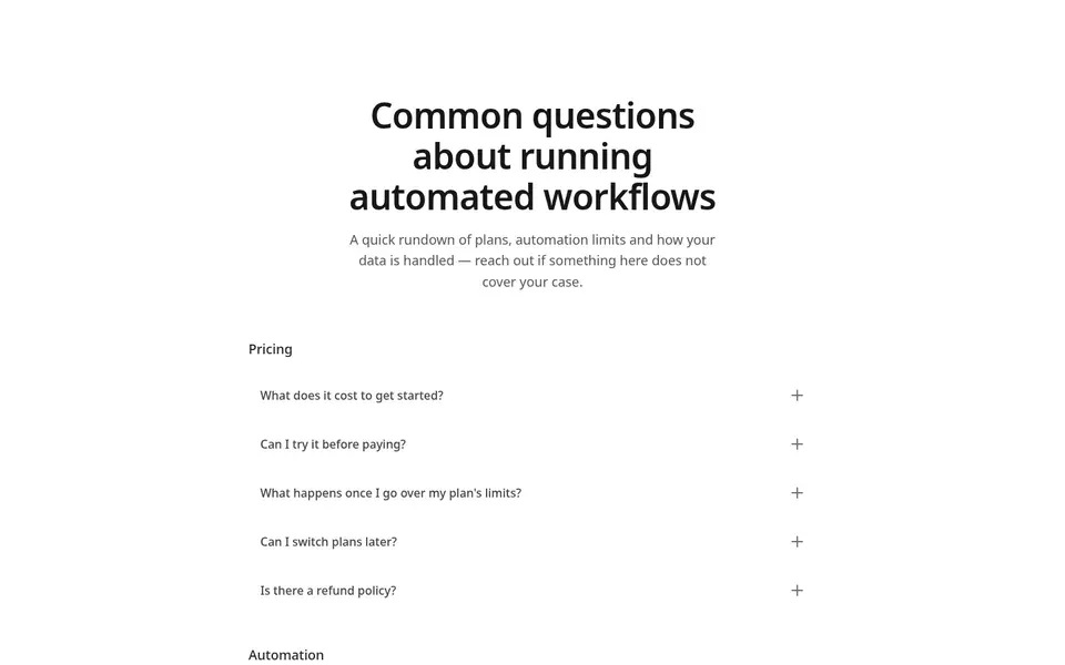 FAQs With Dashed Lines