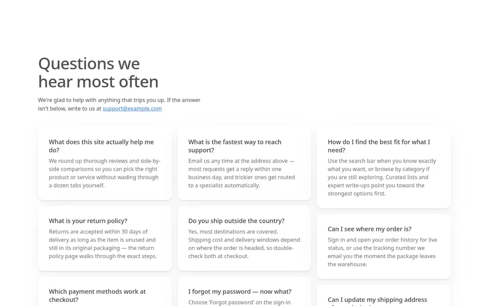 FAQs With Grid